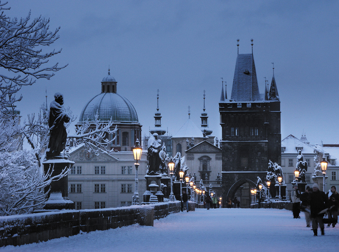 Charles Bridge, Prague, Winter