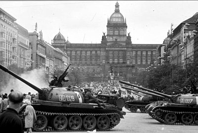 Wenceslas Square, 1968, Prague