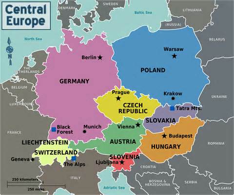 Central Europe Map